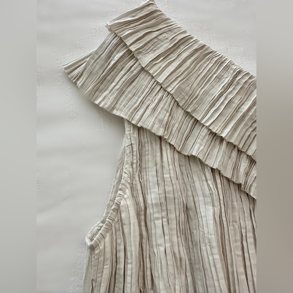 Ulla Johnson One-Shoulder Top w/ Ruffle - Picture 6 of 12